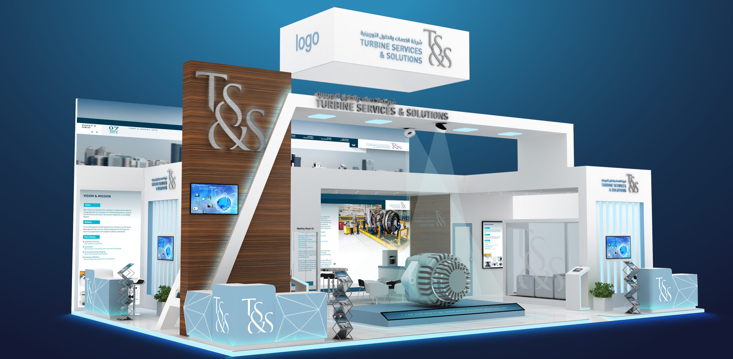 Turbine Service and Solutions Exhibition Stand